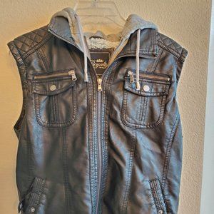 Faux Leather Vest